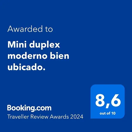 Mini Duplex Moderno Bien Ubicado. Tarifa